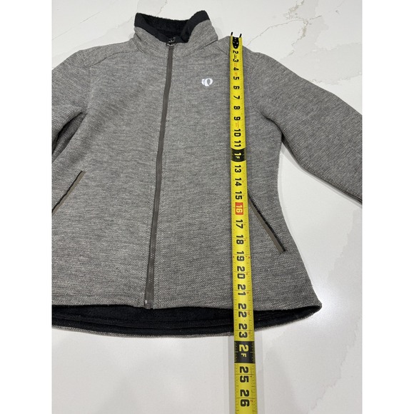 Pearl Izumi Cycling Jacket Womens Small Circa 2011 Black Fleece Lined Pockets - Picture 12 of 13